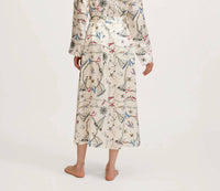 Petite Plume - Women's Silk Long Robe