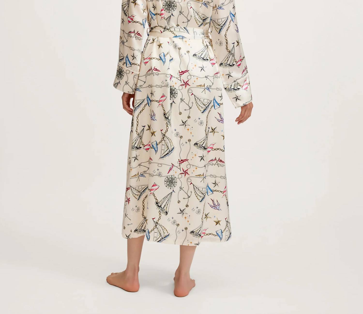 Petite Plume - Silk Long Robe