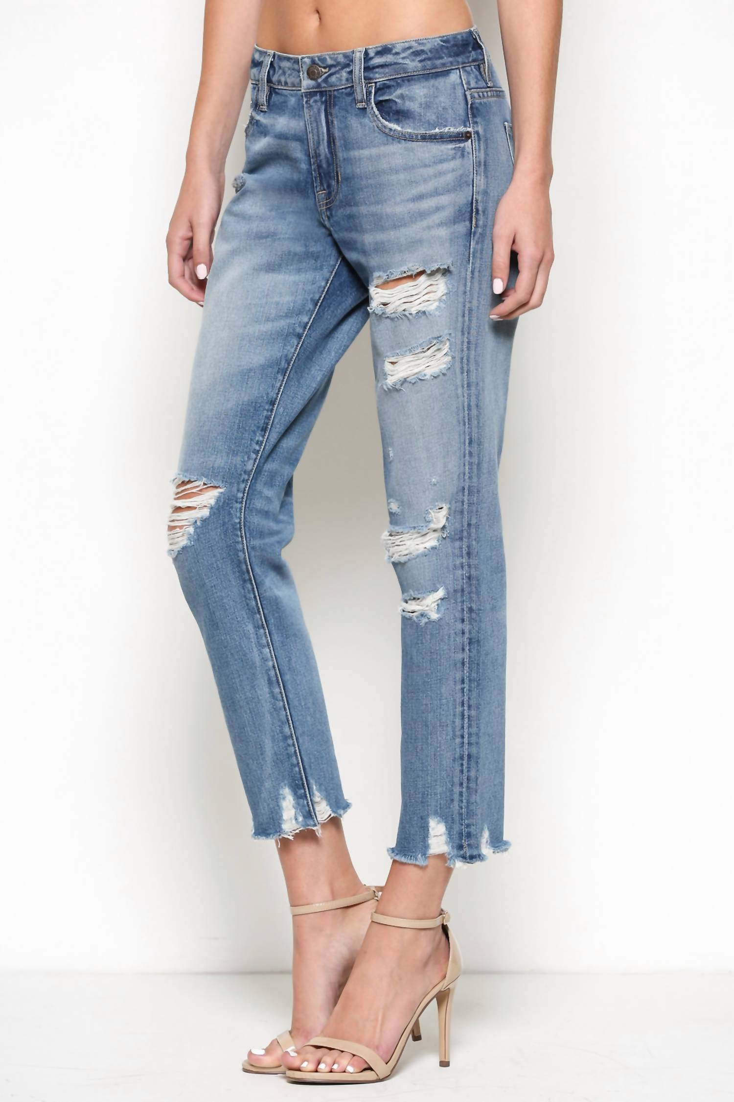 Hidden - Bailey Slim Fit Boyfriend Jean