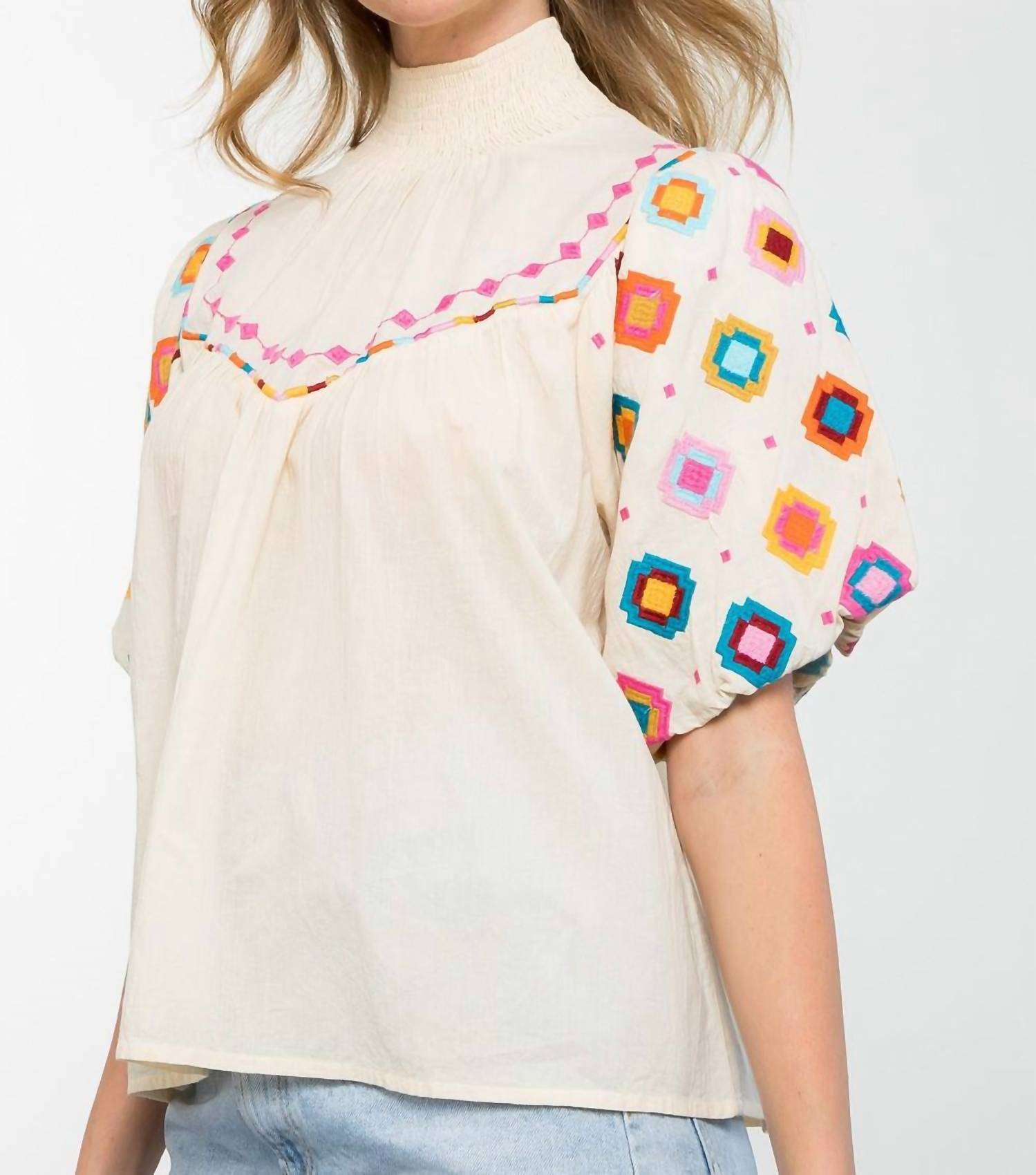 Thml - G.o.a.t. Embroidered Top
