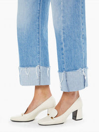 Mother - Half-pipe Ankle Cuff Fray Jeans