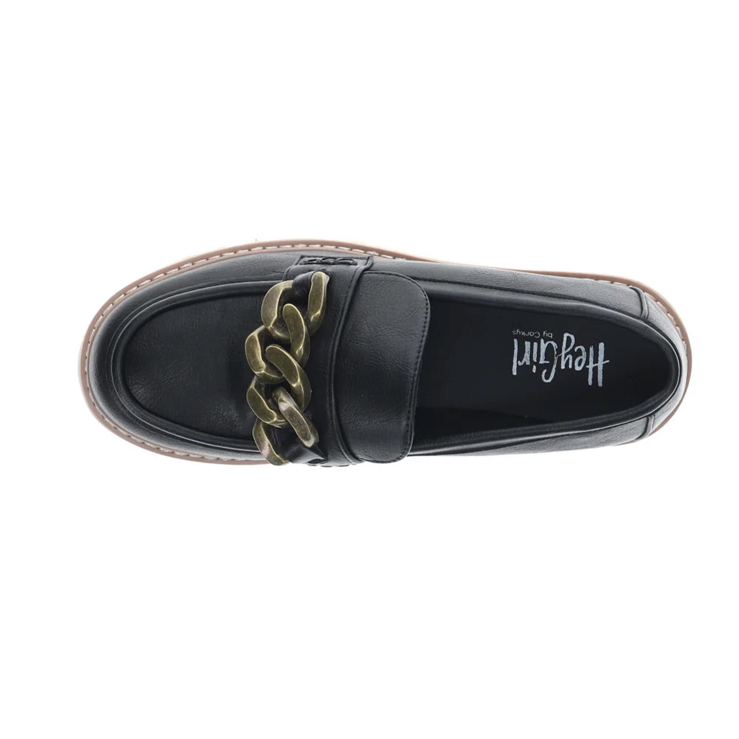 Corkys Footwear Women's Not Literally Lug Sole Loafers in black - women's flats - alternate view