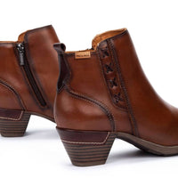 PIKOLINOS Women's Rotterdam Heeled Ankle Boots in cuero - women's shoe - view 4