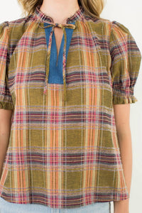 Thml - Cinda Plaid Top