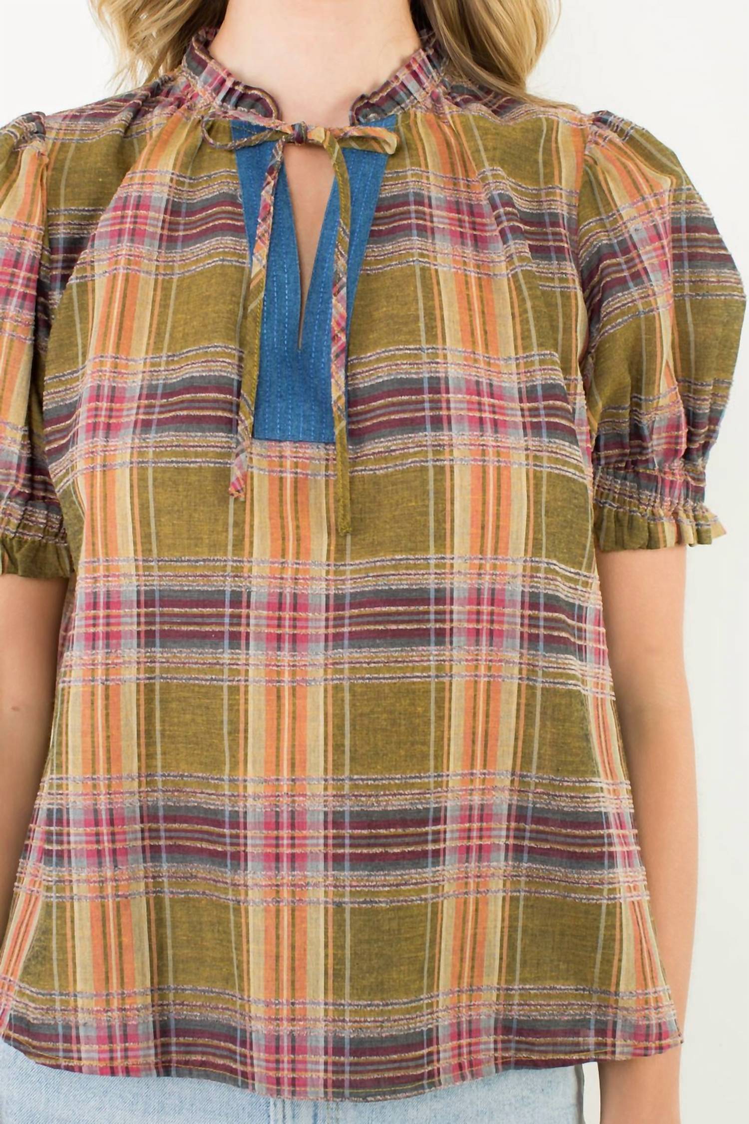 Thml - Cinda Plaid Top