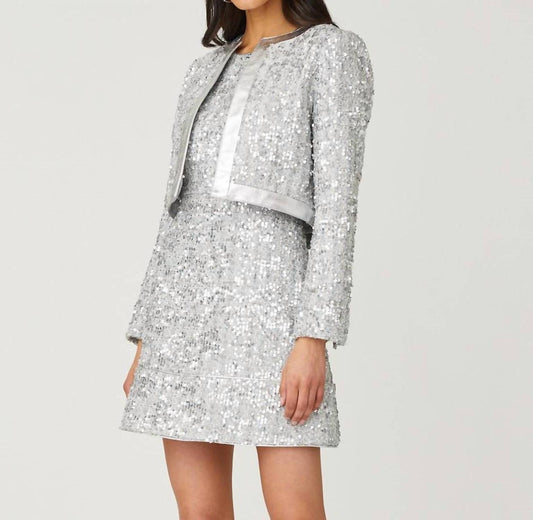 Shoshanna - Charm Tweed Cropped Jacket