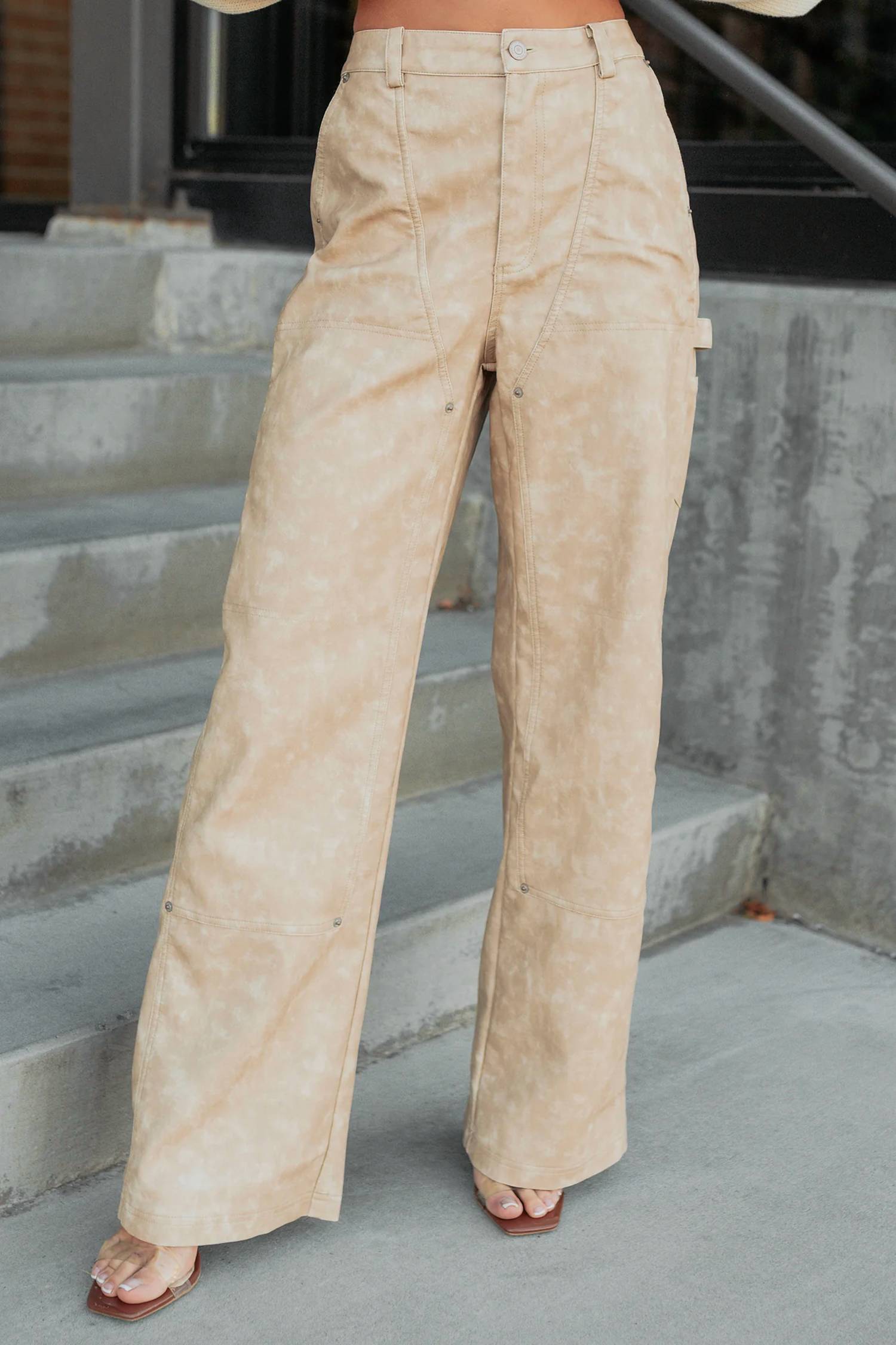 Fore - Vincent Faux Leather Carpenter Pants