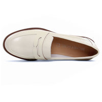 Regarde Le Ciel Women's Dalma Loafers in rock white - women's flats - view 4