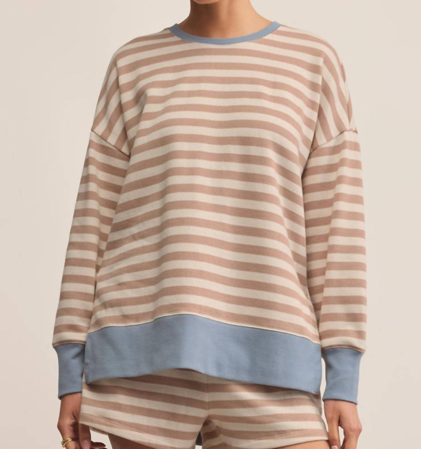 Z Supply - Layer Up Stripe Sweatshirt
