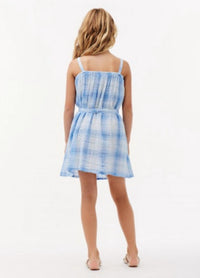 Plaid Sash Sundress
