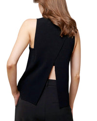 Autumn Cashmere - Open Back Knit Halter Top