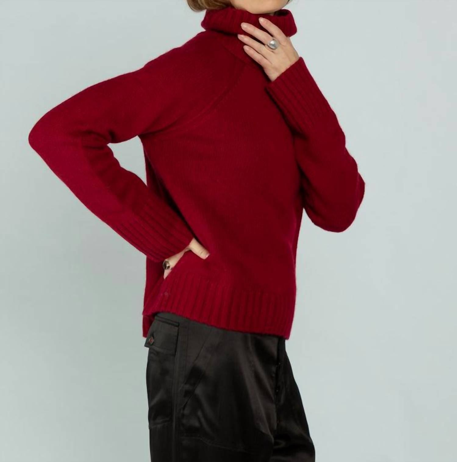 Brazeau Tricot - Cashmere Chunky Turtleneck Sweater