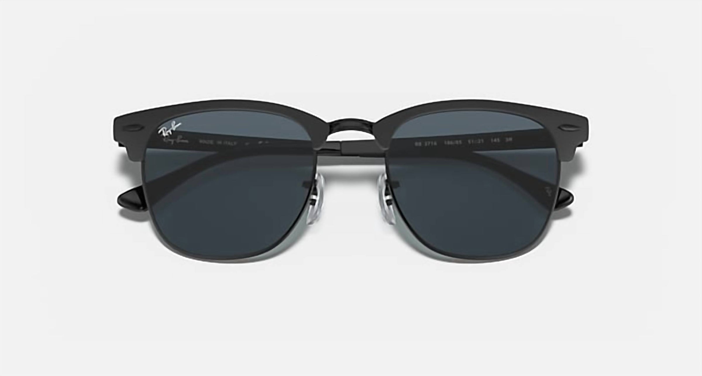 Ray Ban - Clubmaster Metal Non Polarized Sunglasses Rb3716 186/r5