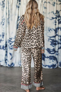 Unknown - Las Striped Edge Shirt And Pants Pajama Set