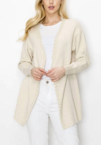 Joh - Syani Knitted Cardigan With Pearl Accents