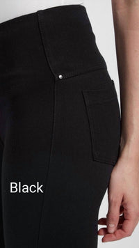 Lysse - Denim Toothpick Crop Leggings