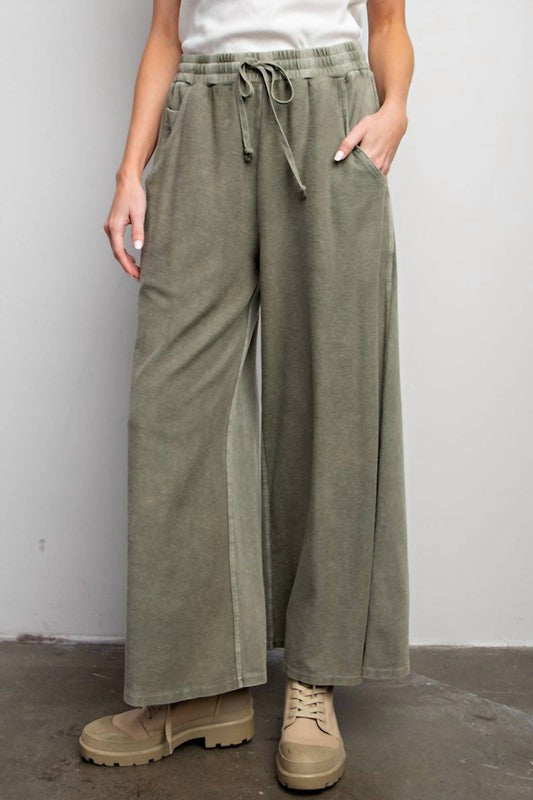 Easel - Teri Wide Leg Pants