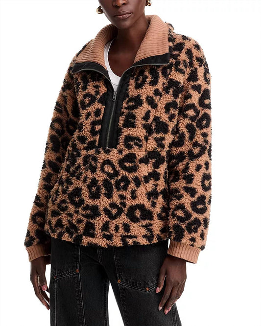 Vintage Havana - Leopard Sherpa Jacket