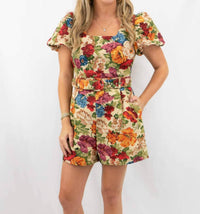 Entro - Grandma's Couch Floral Print Romper