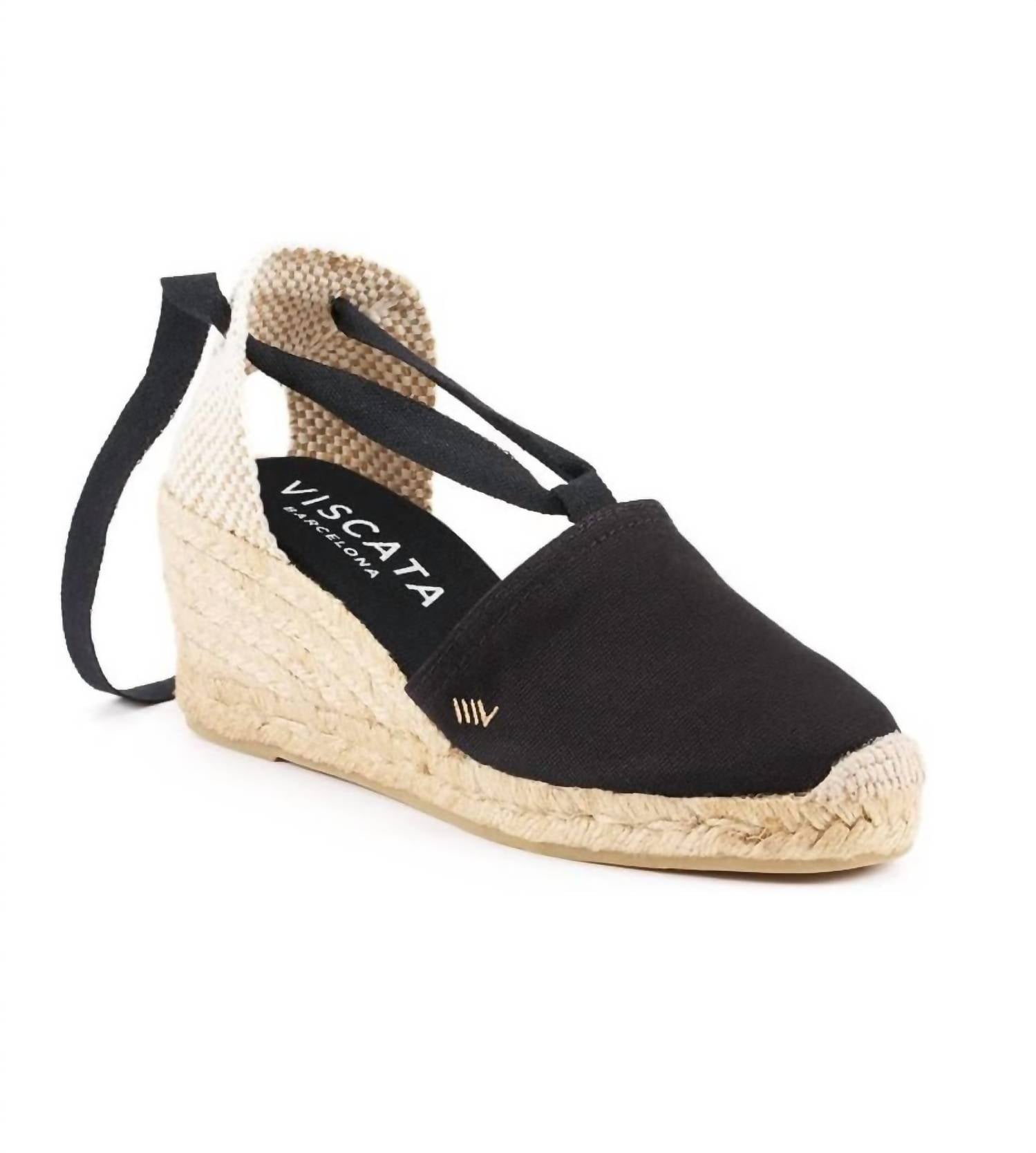 Viscata Barcelona - Women's Escala Canvas Espadrille Wedge Sandals