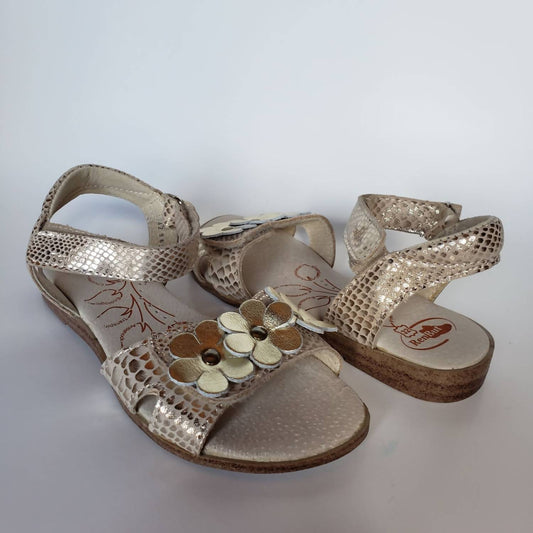 Renbut Shoes - Girl's Velcro 2-strap Dress Sandal