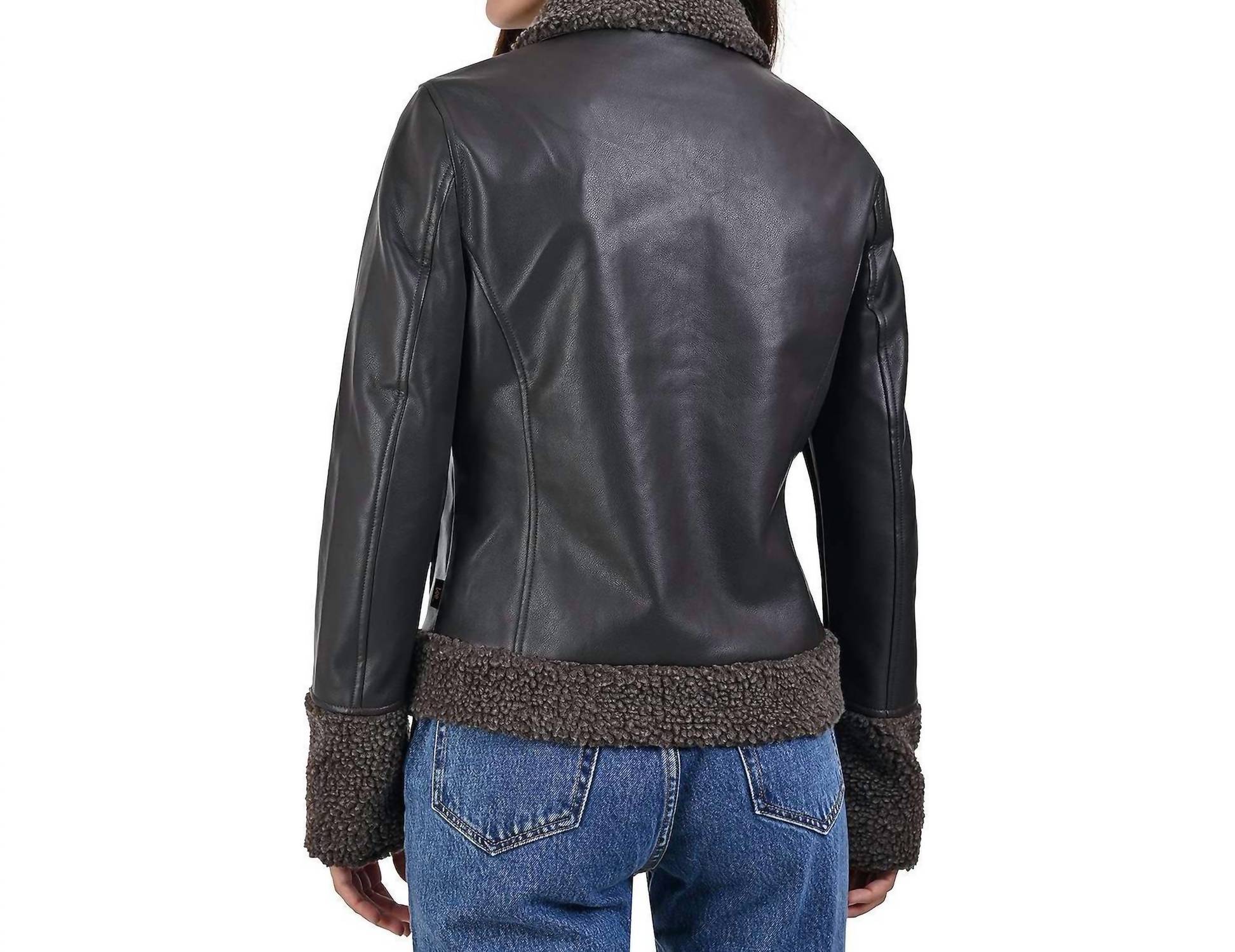 Lee - Sheepskin Trim Casual Jacket