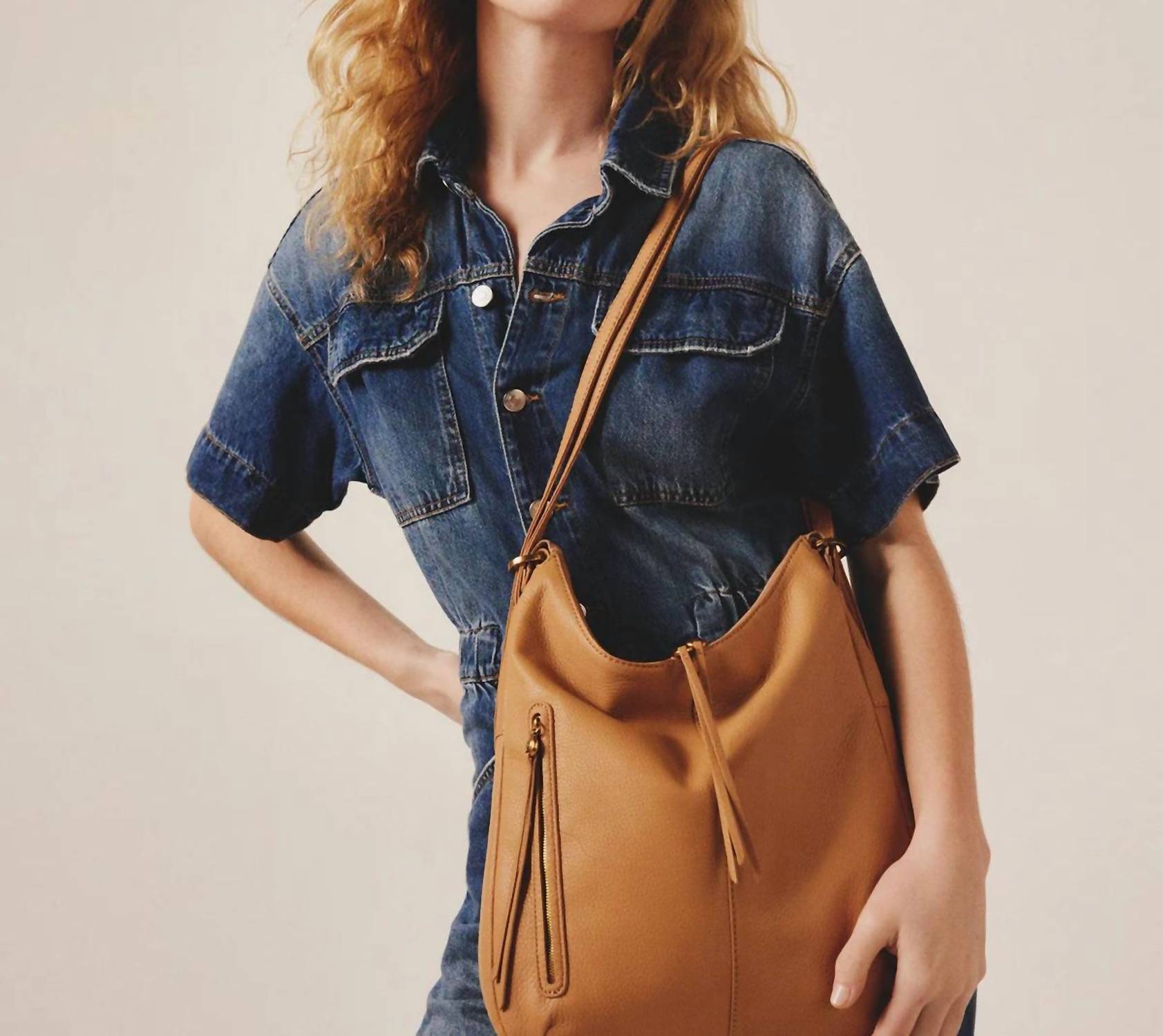 HOBO Women's Merrin Convertible Backpack in sandstorm - women's bag - view 4