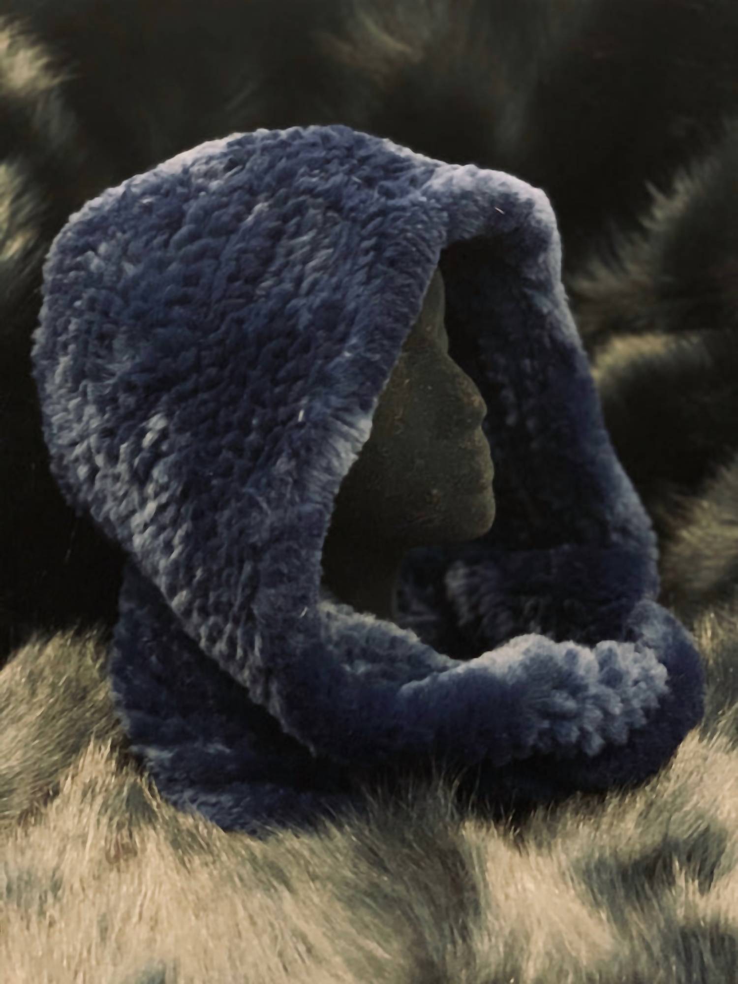 Morris Kaye - Women's Knitted Rabbit Scarf Cap