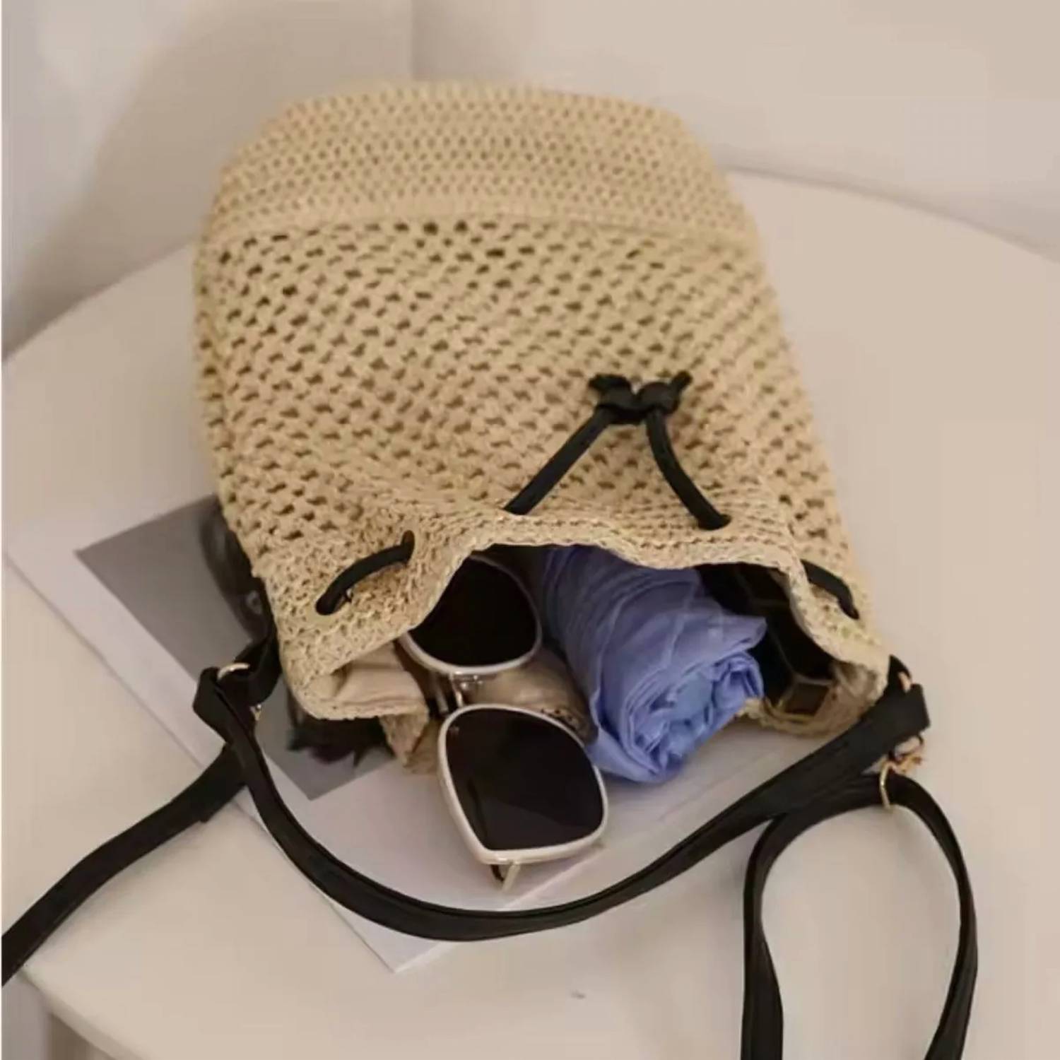 Accity - Women's Farrah Woven Bag