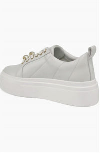 J/Slides - Women's Aria Leather Platform Sneakers
