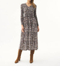 Leo Ugo - Long Sleeve Ruffle Dress