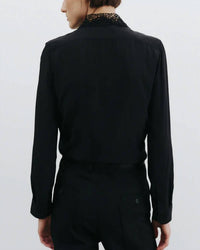 Nili Lotan - Zola Lace Silk Shirt