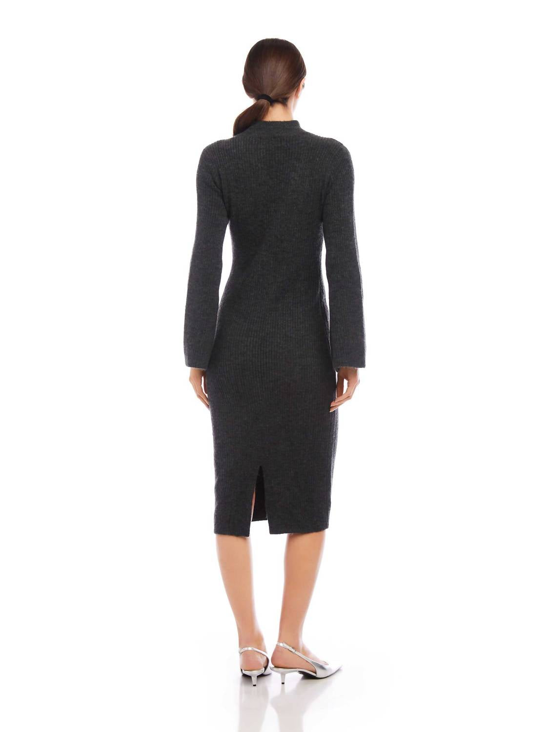 Fifteen Twenty - Sweater Long Sleeve Midi Dress