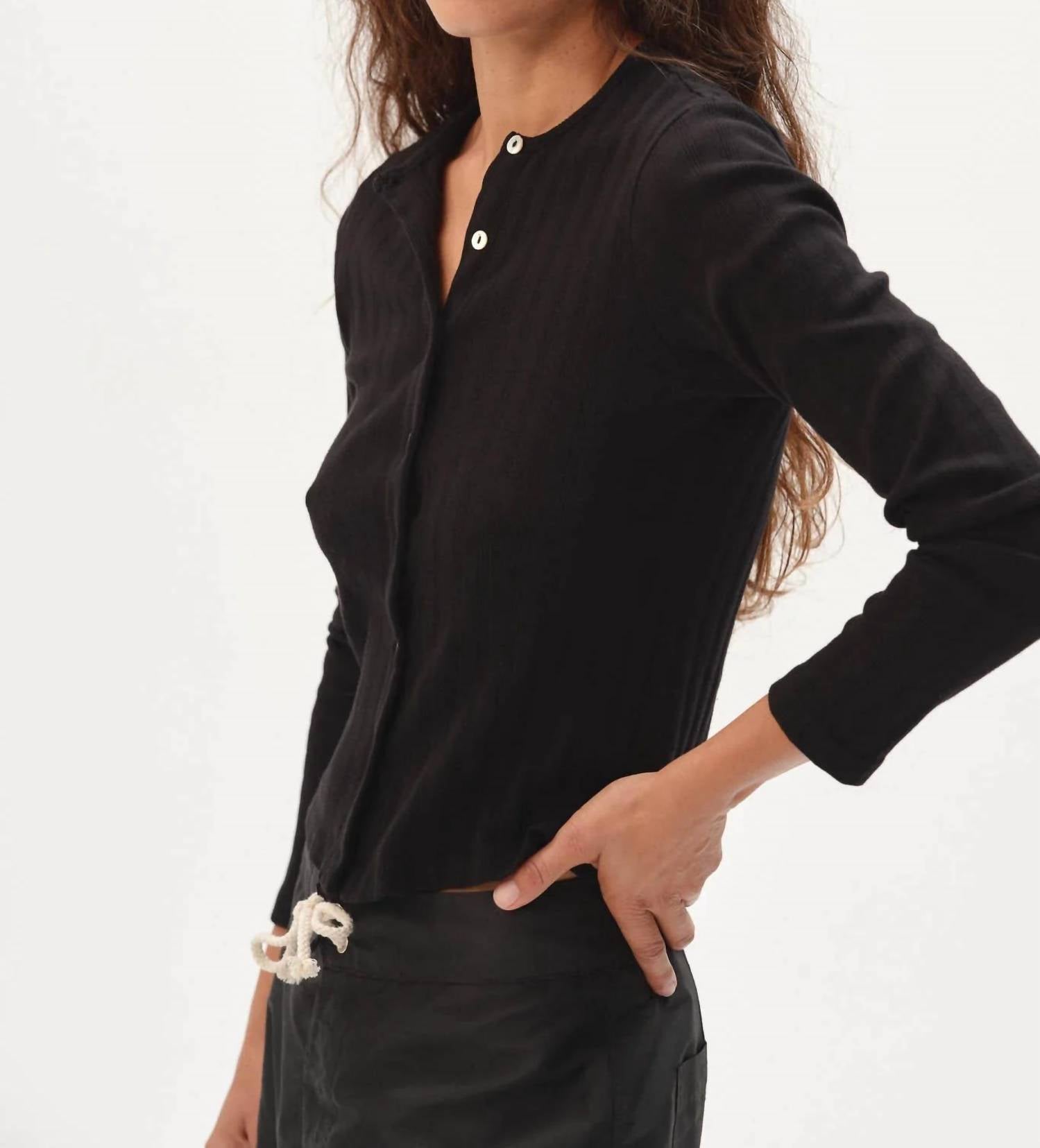 Donni. - Varied Rib Cardigan