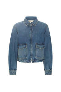 Amo - Sally Boxy Fit Denim Jacket