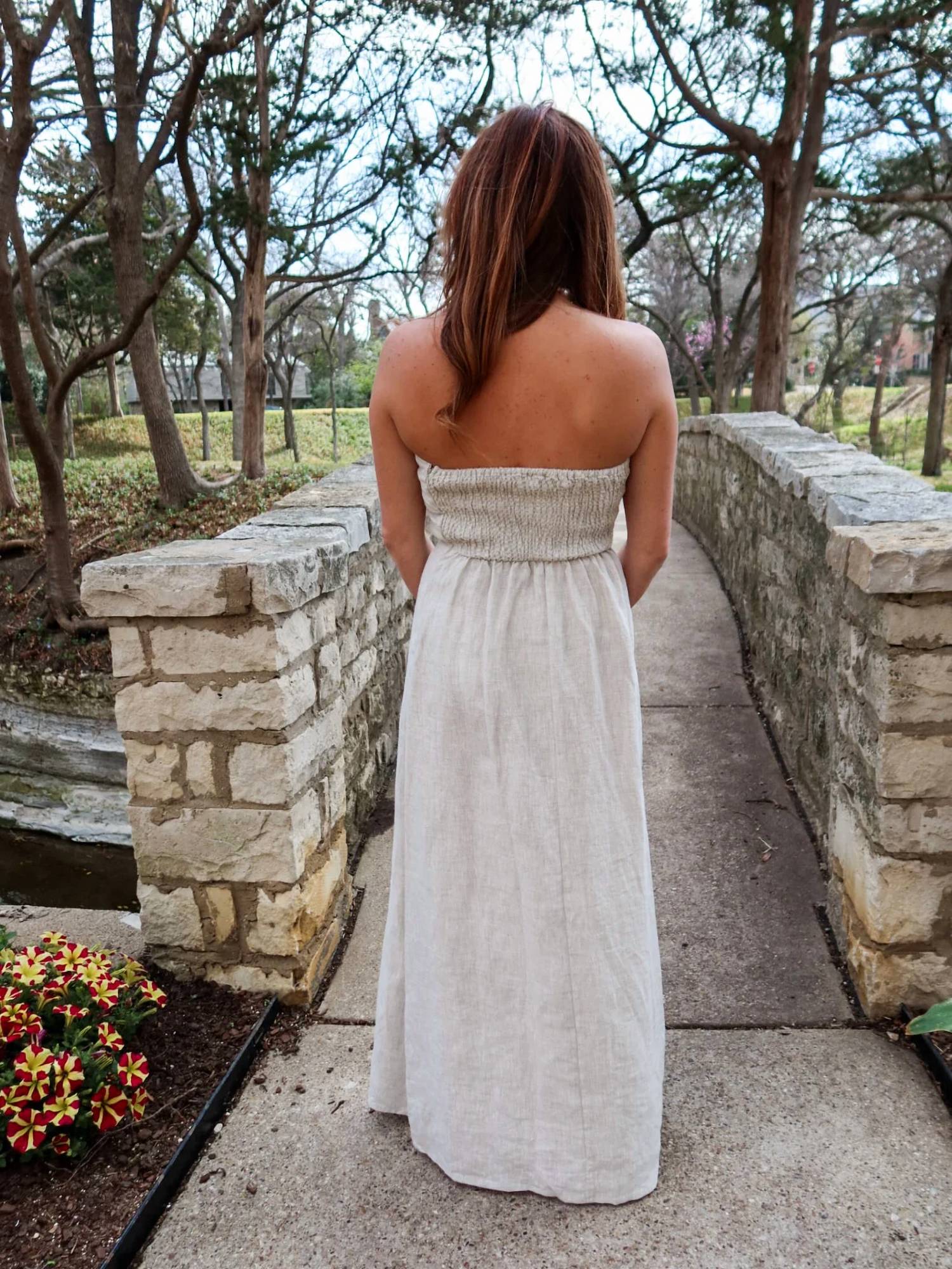 Olivaceous - Sienna Strapless Maxi Dress