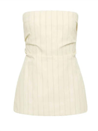 St. Agni - Women's Strapless Tie Back Top