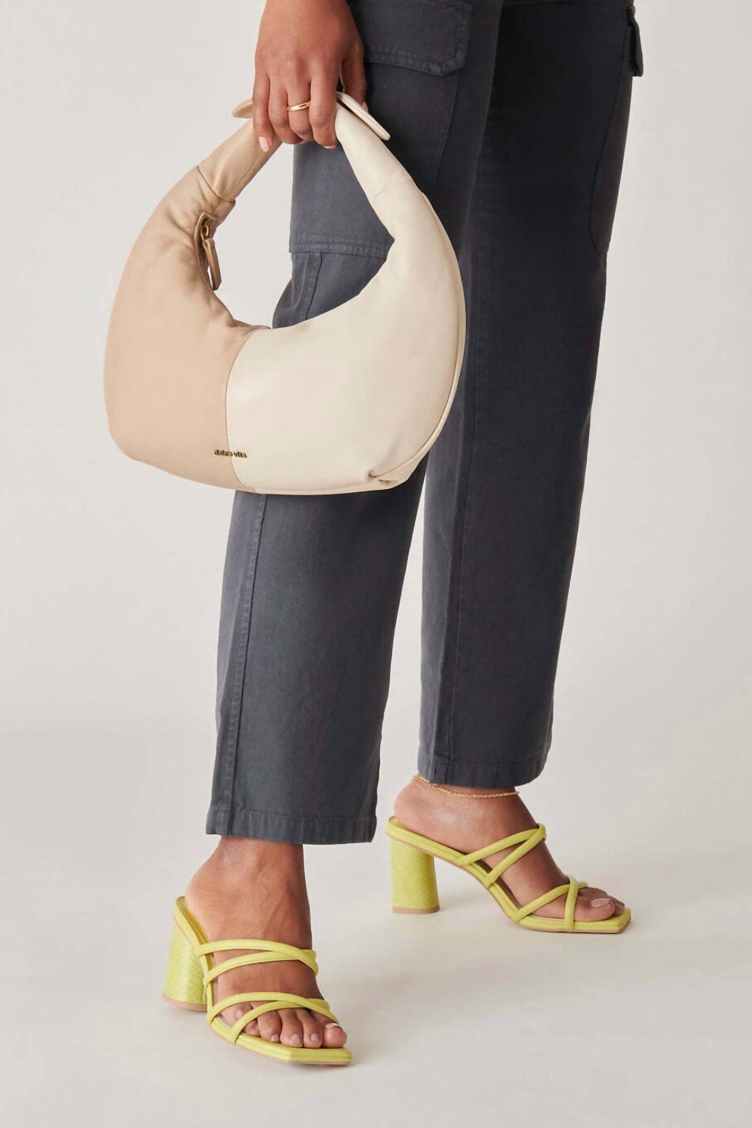 Dolce Vita Women's Patti Soft Nappa Hobo Handbag in dune ivory - women's item - view 7