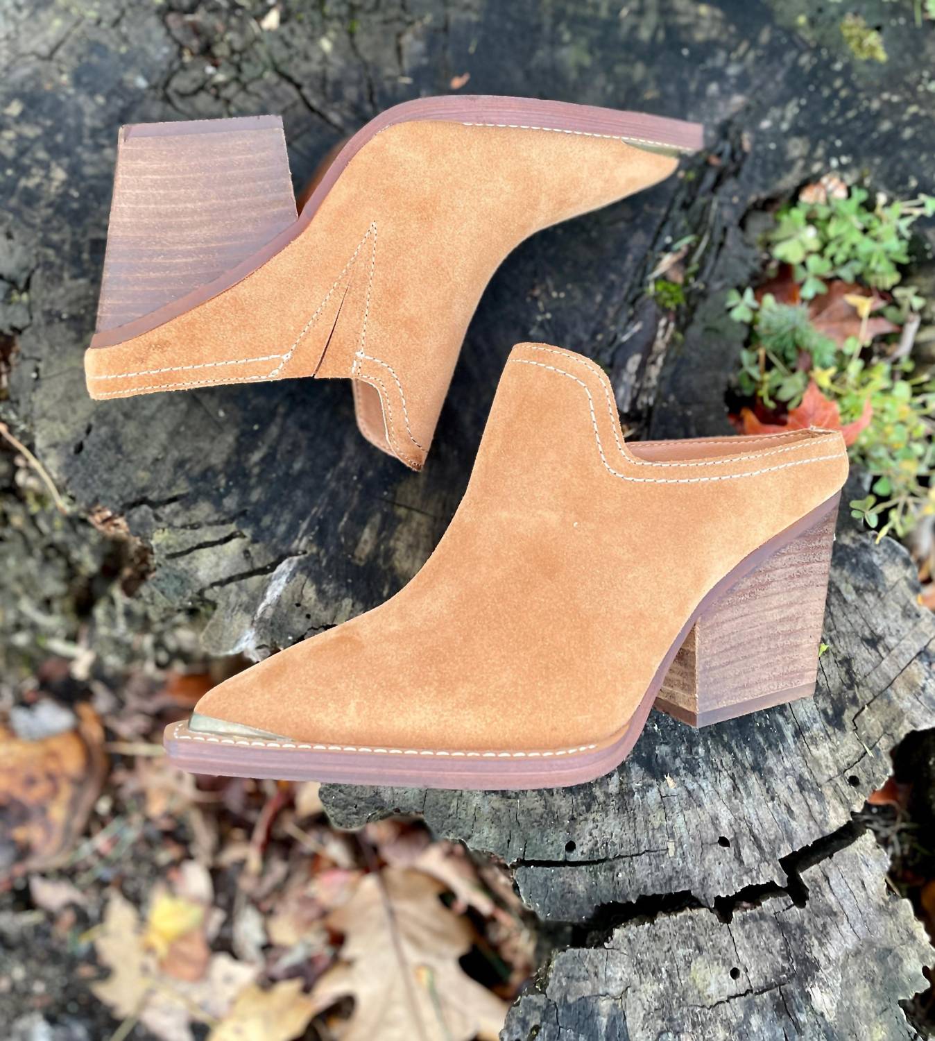 Vintage Havana - Women's Suede Mule Boots