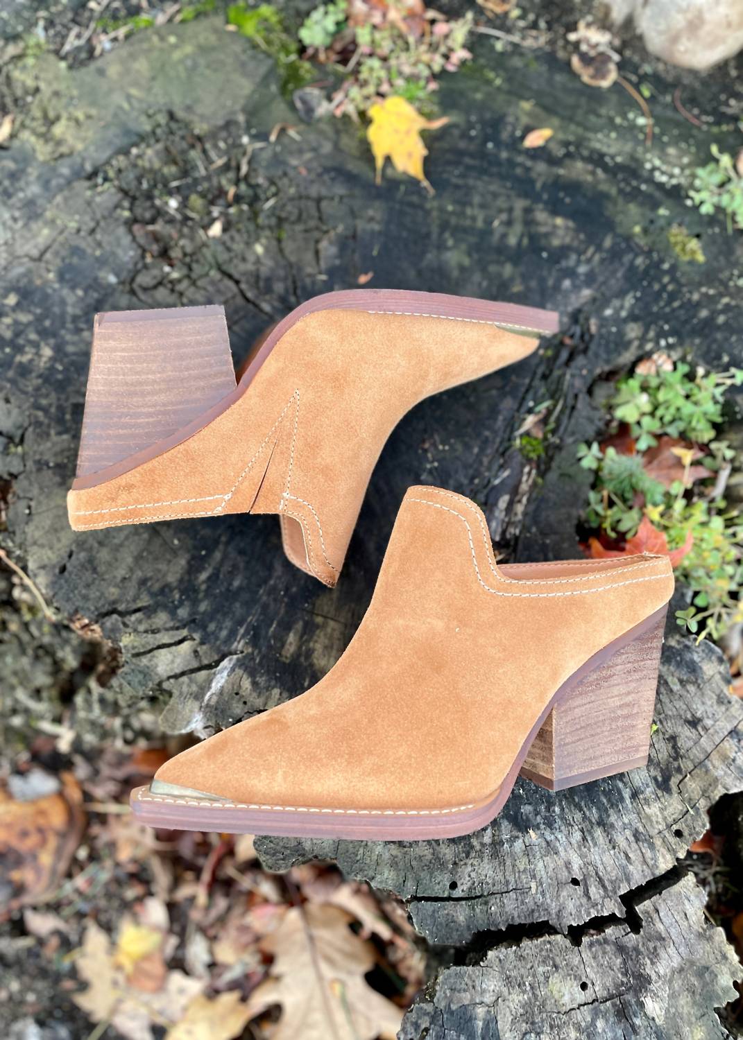 Vintage Havana - Women's Suede Mule Boots