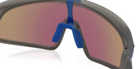 Oakley Men's Rslv Sunglasses in matte grey smoke prizm sapphire lens - men's accessory - view 7