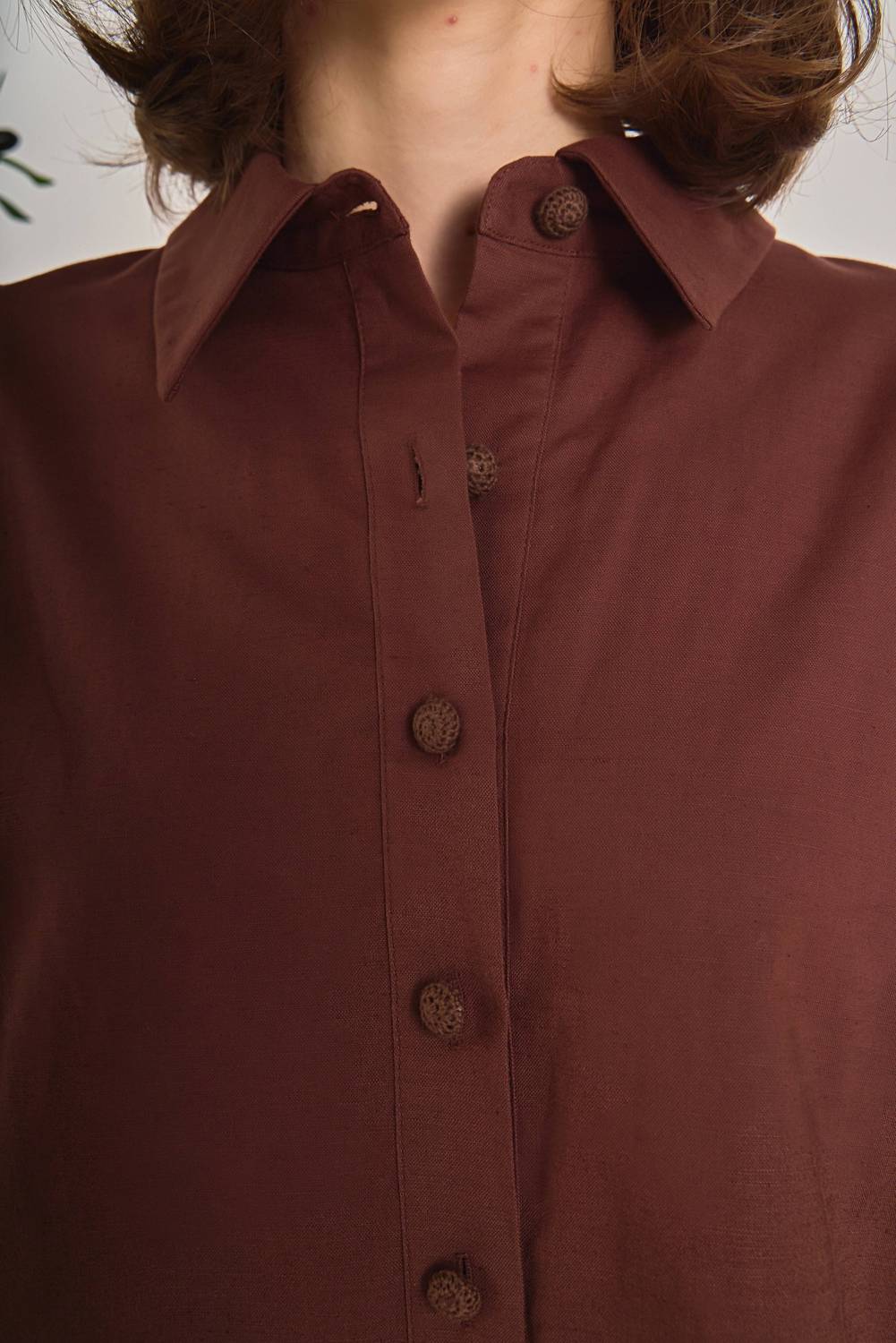 English Factory - The Midnight Lace Linen Shirt