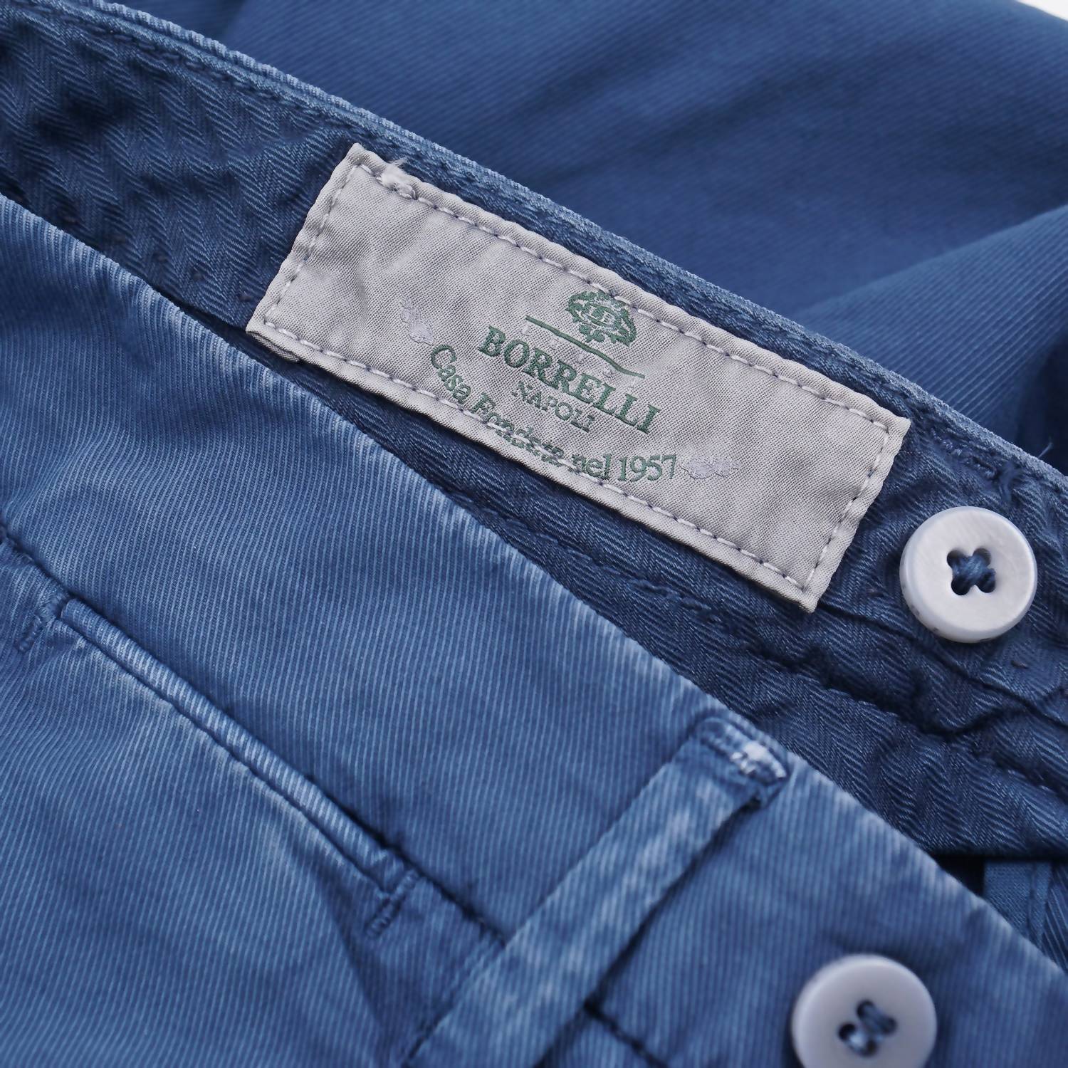 Luigi Borrelli Napoli - Men's Slim-fit Cotton Pants