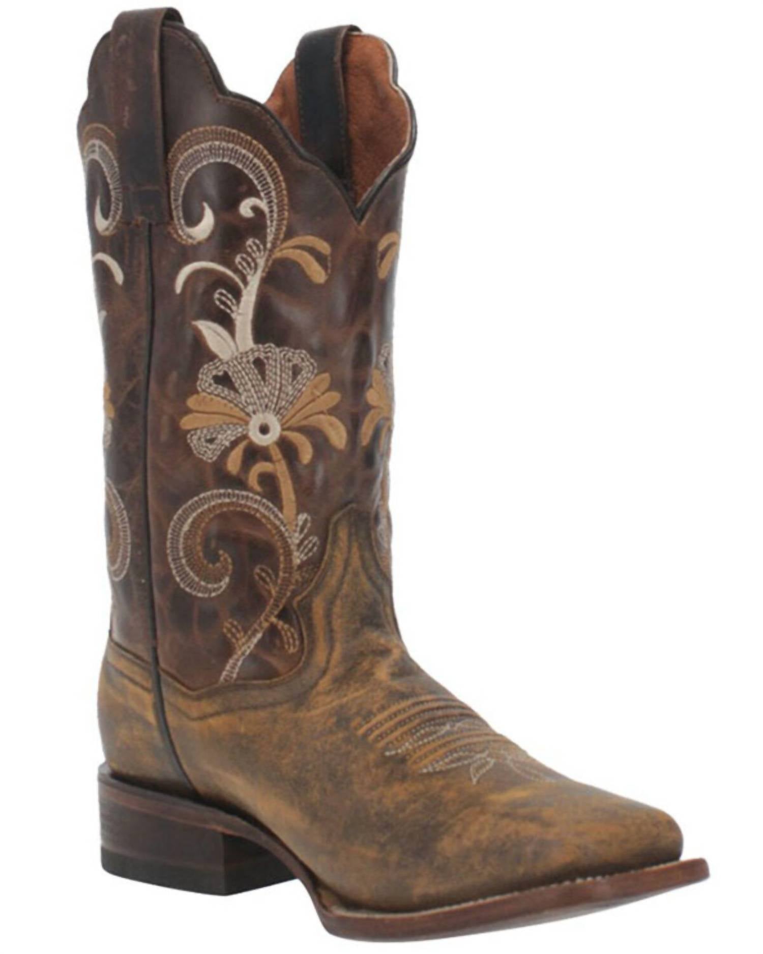 Dan Post. - Women's Sabina Leather Sole Square Toe Boot