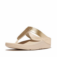 Fitflop - Women's Fino Glitterdust Metallic Toe-post Sandals
