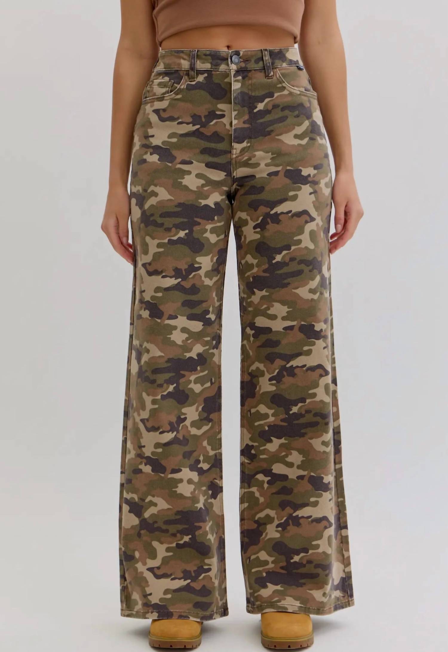 Cello - High Rise Wide Leg Denim Jeans