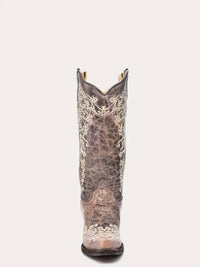 Corral - Women's Floral Embroidery Cowboy Boots
