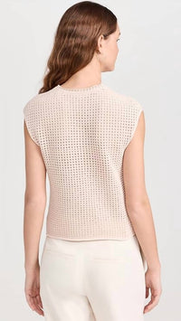 Vince - Mesh Stitch Crew Top