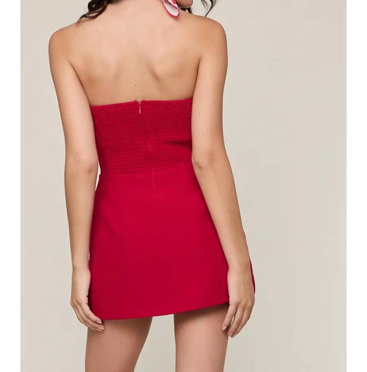 Sky To Moon - Cherry Cola Romper
