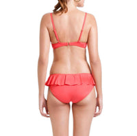 Cole Of California - Core Solids Underwire Ruffle Bikini Bra